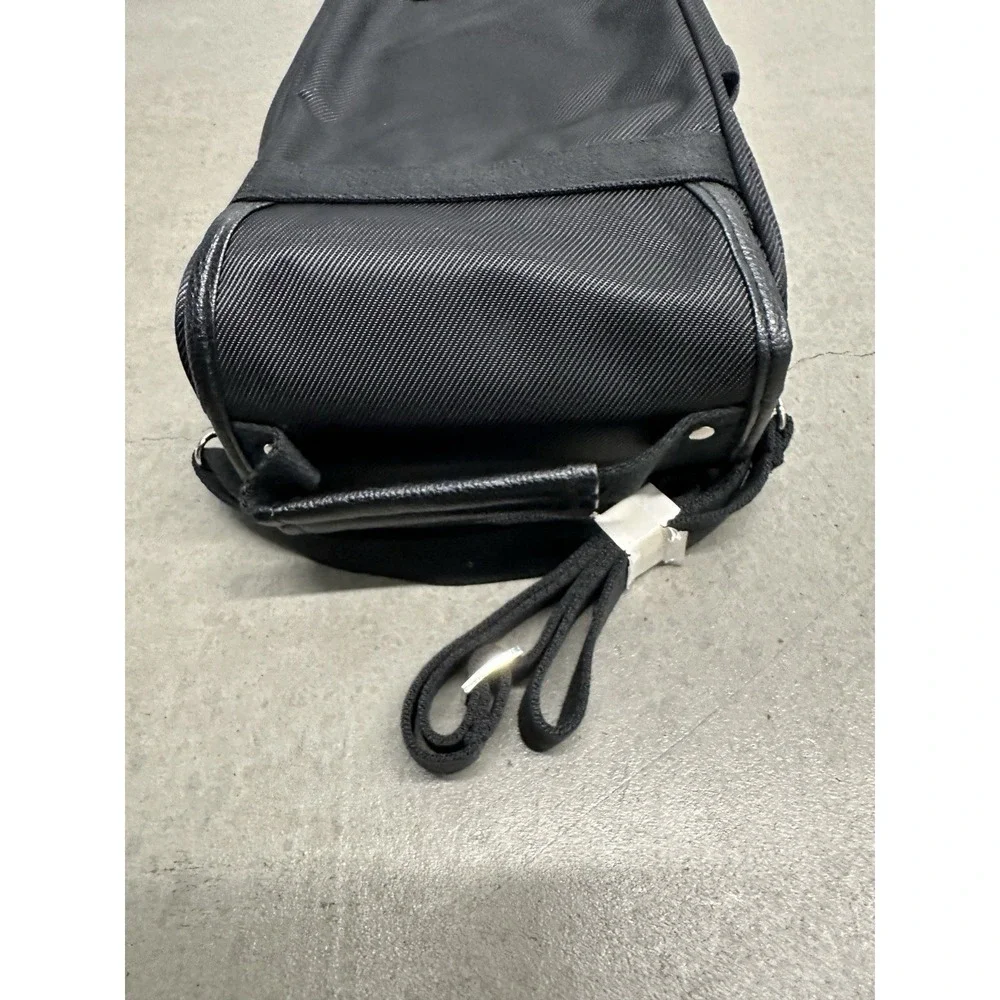 Picnic At Ascot The Next 2 Bottle Wine Carrier Bag Black Shoulder Strap NEW